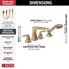 Roman Tub Trim with Hand Shower